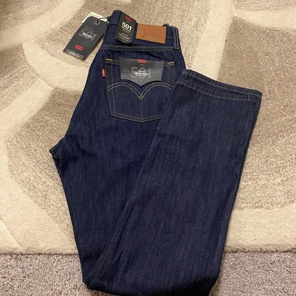 Levi's 501 High Rise Straight Leg Jeans - Picture 4 of 4